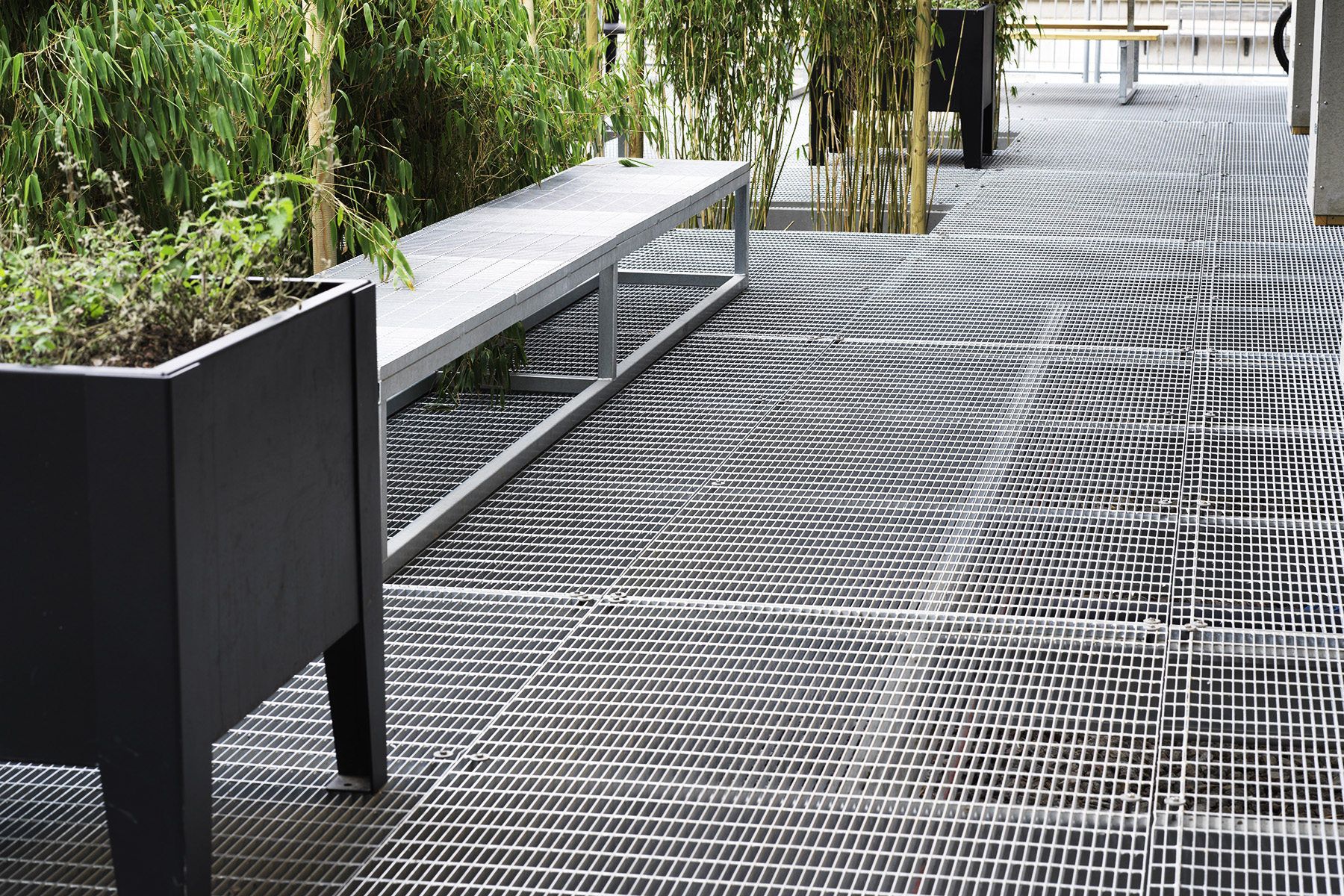 Gitterrist til gangtrafik