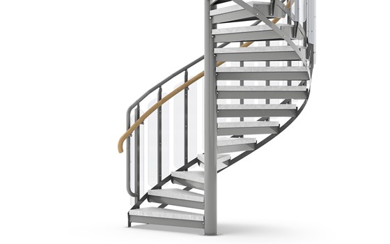 Spindeltrappe Ekstra håndliste