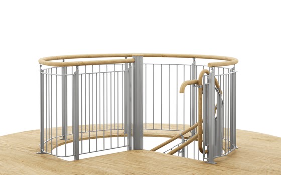 Trappehulsværn spindeltrappe