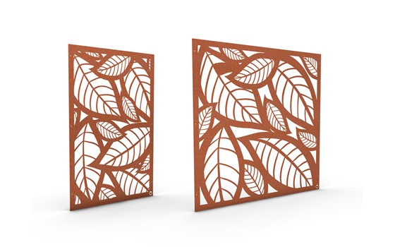 Fritstående afskærmninger Medium og Large med mønsteret Bladværk