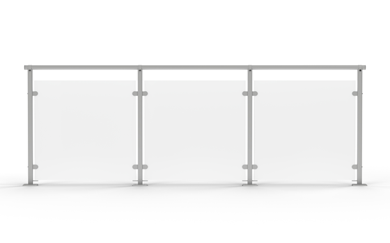 Sektionsgelænder Gelænder Glas