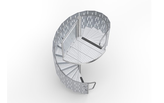 90° repos med radius