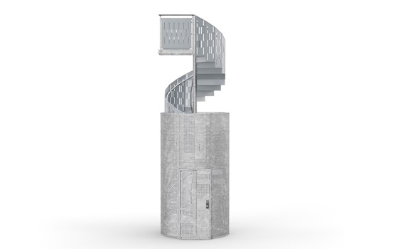 Sikkerhedsbur Trappeafskærmning