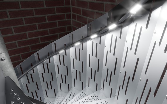 Belysning Spindeltrappe JOS