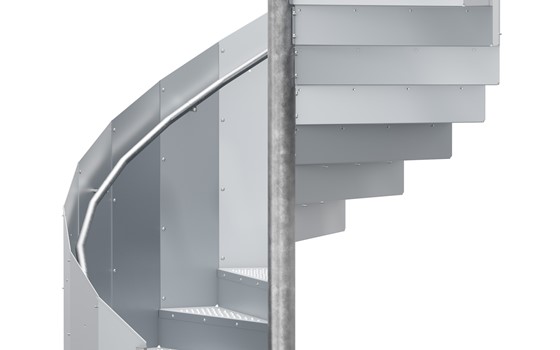 Spindeltrappe JOS Gelænder Tæt