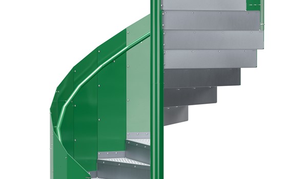 Spindeltrappe JOS Gelænder Tæt