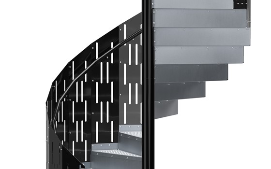 Spindeltrappe JOS Gelænder Profil