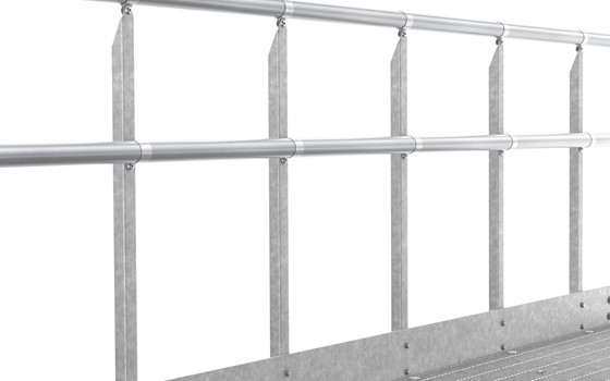 Gelænder Standard til kørestolsrampe