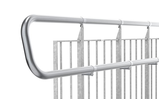 Gelænder Tremme til kørestolsrampe