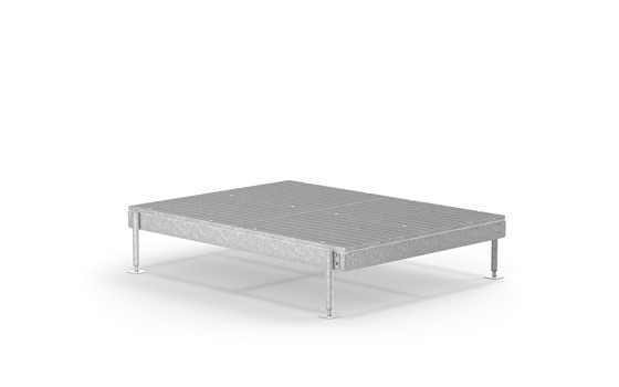 Understøtning inkl. gitterrist